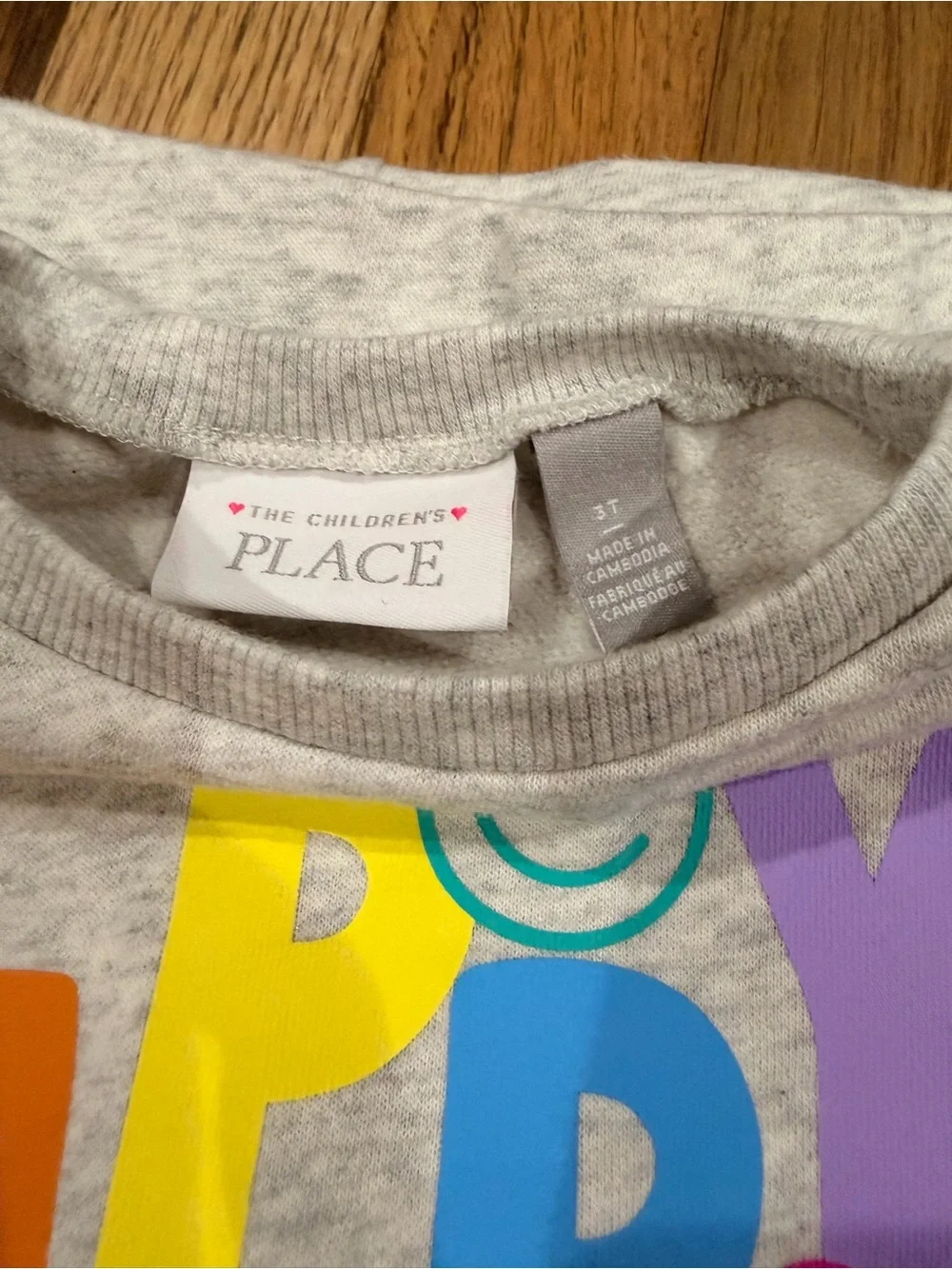 The Children’s Place happy smiley sweat outfit